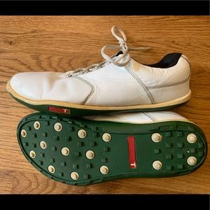 True Linkswear tour golf shoes - Men’s white/green